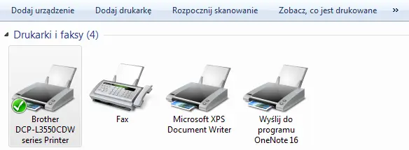 Urządzenia i drukarki z dodaną moją drukarką